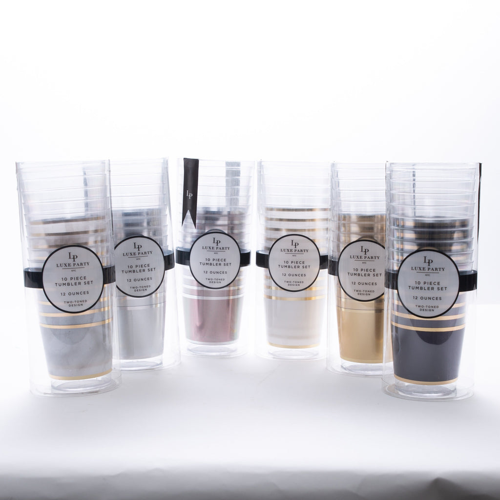 two tone plastic drinking  cups 