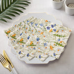 Wild Flowers Paper Lunch Napkins | 50 Napkins